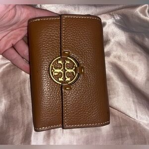 TORY BURCH Brown Miller Medium Wallet